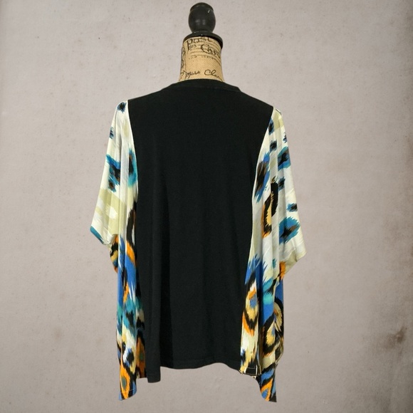 Upcycled Bob Marley T-shirt Kimono Style Oversized One Of A Kind Repurposed Top - Picture 6 of 9